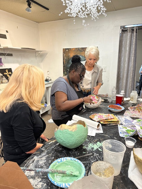 Cement Bowls Class with Judy Buchanan: November 8, 2025