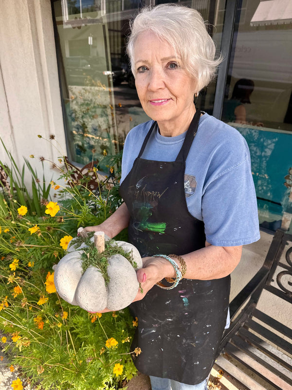 How to Make a Cement Pumpkin Video / $9.95