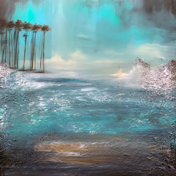 "Along the Beach" print by Thomas Andrew - ThomasAndrewArtwork