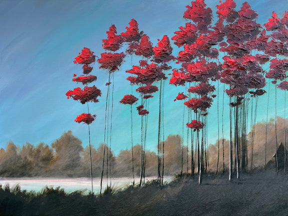 Deep Shadows in the Red Forest