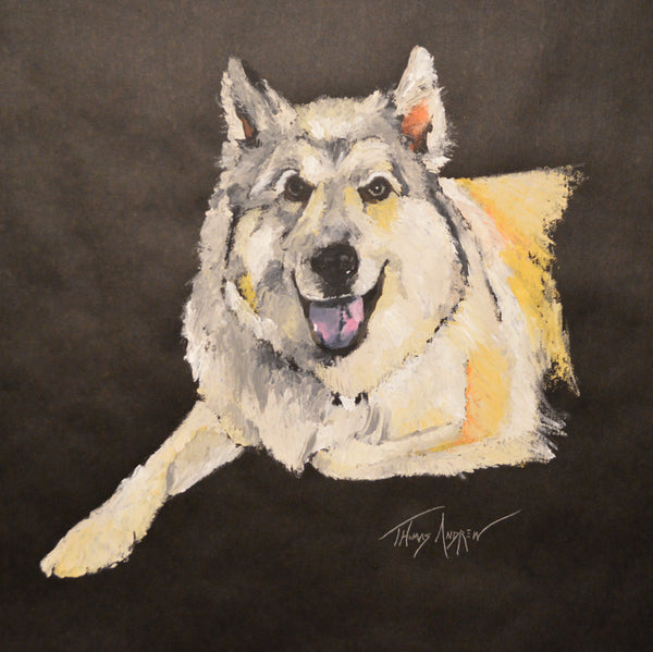Hand-Painted Pet Portrait Commission / Free Shipping!