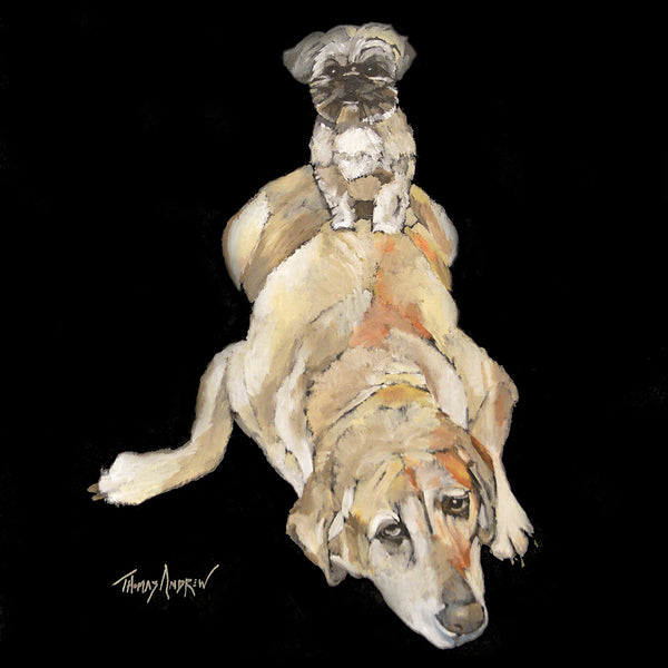 Hand-Painted Pet Portrait Commission / Free Shipping!