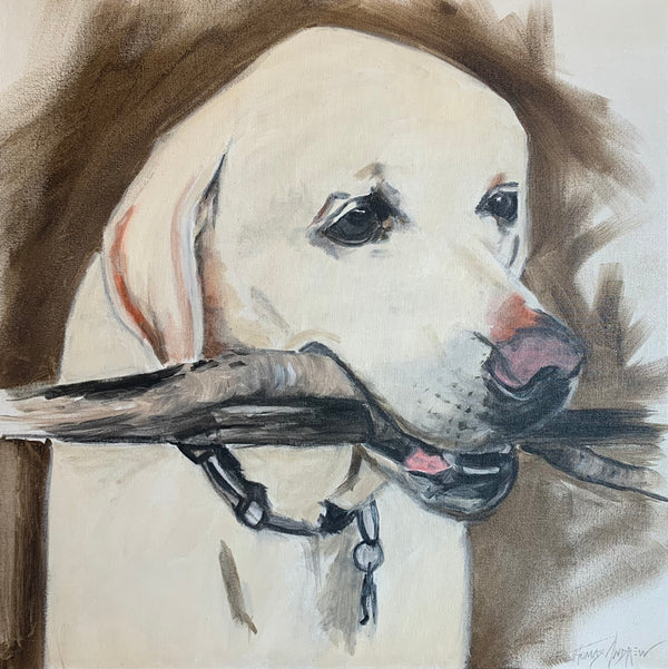 Hand-Painted Pet Portrait Commission / Free Shipping!