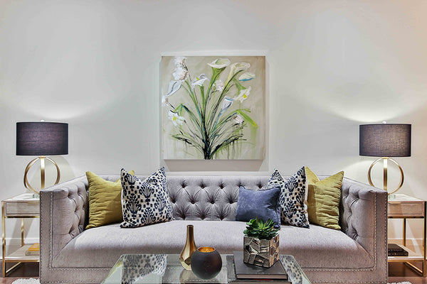 "Flower Spray #1" Giclee canvas print by Thomas Andrew - ThomasAndrewArtwork