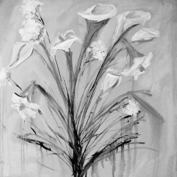 "Flower Spray #1" Desat / print by Thomas Andrew - ThomasAndrewArtwork