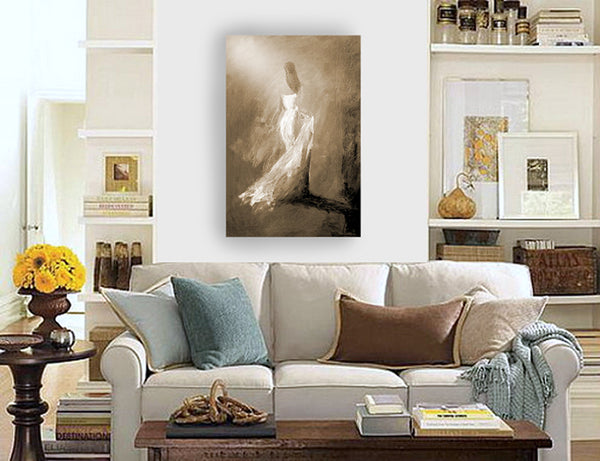 "Her Day" Sepia / print by Thomas Andrew - ThomasAndrewArtwork