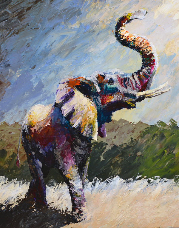 "Into the Light of Victory" (Alaphant series) - by Thomas Andrew - ThomasAndrewArtwork