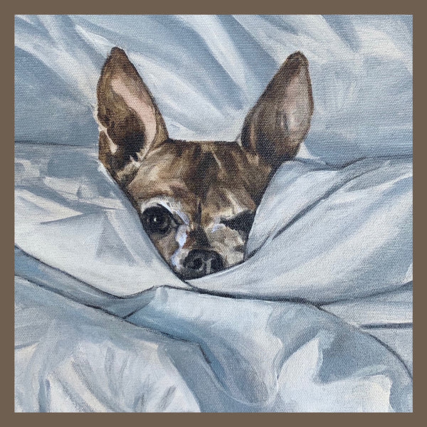 Hand-Painted Pet Portrait Commission / Free Shipping!