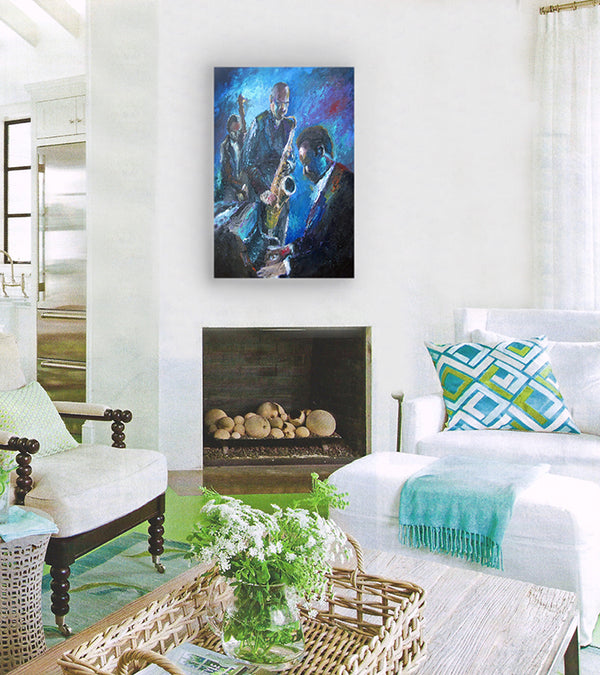 "Jazz Trio" print by Thomas Andrew - ThomasAndrewArtwork