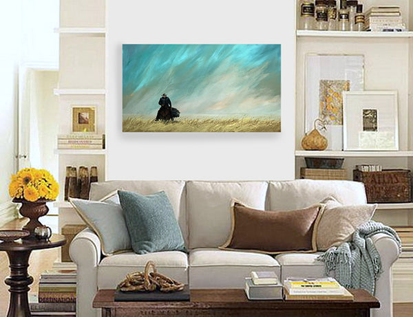 "Journey Along the Grassy Field" print by Thomas Andrew - ThomasAndrewArtwork