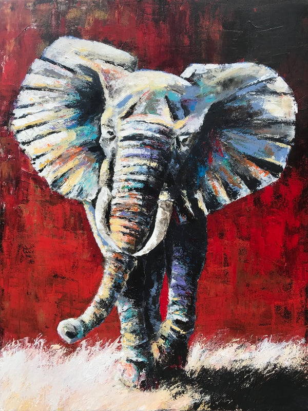 "Here We Come Again" (Alaphant series) - Signed print by Thomas Andrew - ThomasAndrewArtwork