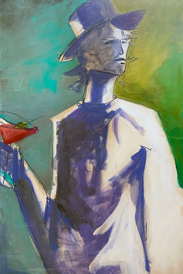 "Martini Man" v1 / Print by Thomas Andrew - Thomasandrewartwork