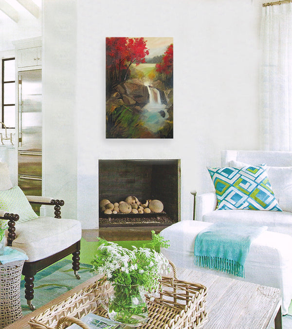 "Our Waterfall" print by Thomas Andrew - ThomasAndrewArtwork
