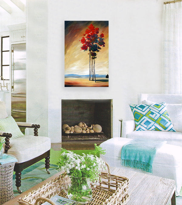 "Red Cluster" print by Thomas Andrew - ThomasAndrewArtwork