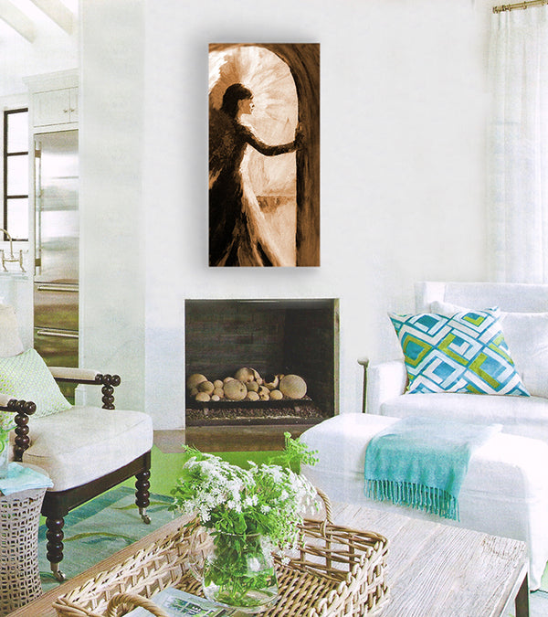 "The Portico" sepia / print by Thomas Andrew - ThomasAndrewArtwork