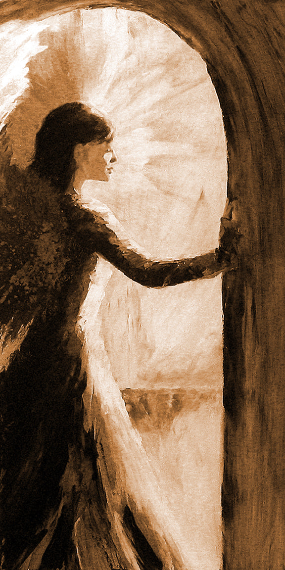 "The Portico" sepia / print by Thomas Andrew - ThomasAndrewArtwork