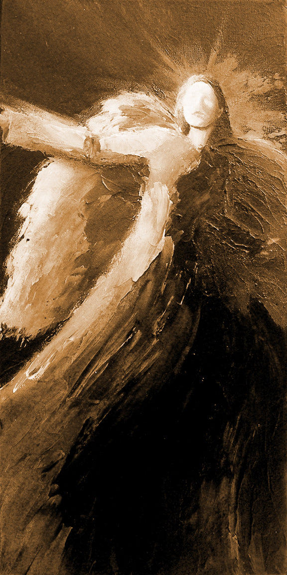 "The Protector" sepia / print by Thomas Andrew - ThomasAndrewArtwork