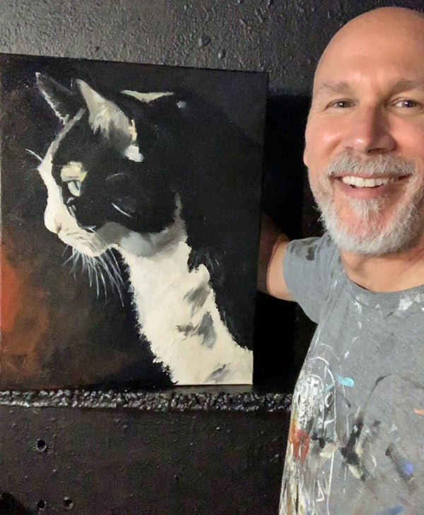 Hand-Painted Pet Portrait Commission / Free Shipping!