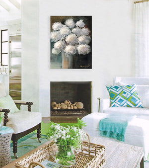 "White Hydrangeas" print by Thomas Andrew - ThomasAndrewArtwork