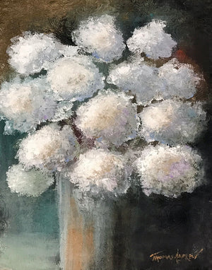 "White Hydrangeas" print by Thomas Andrew - ThomasAndrewArtwork