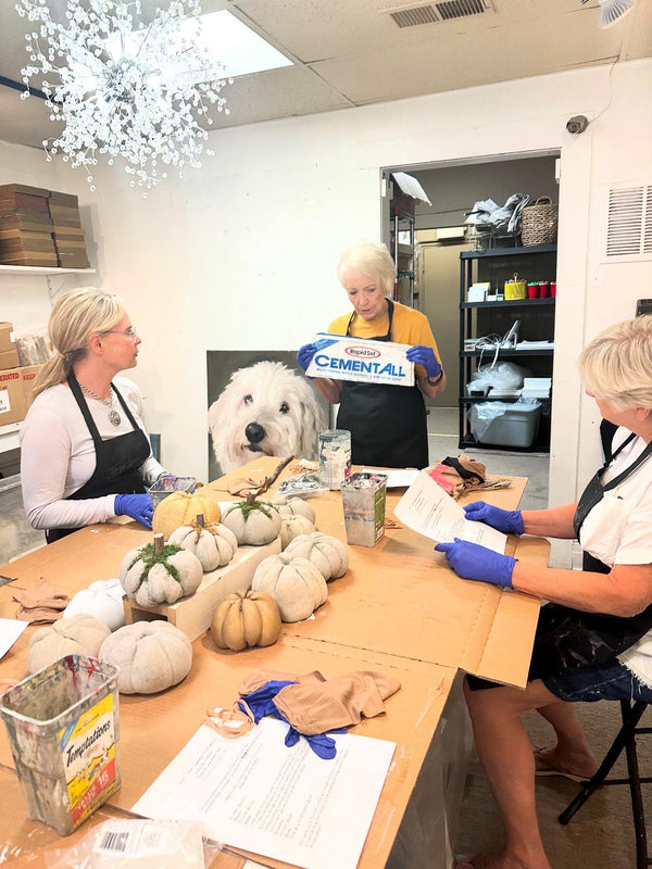 CONCRETE PUMPKIN In-Studio CLASS for Adults / August 22