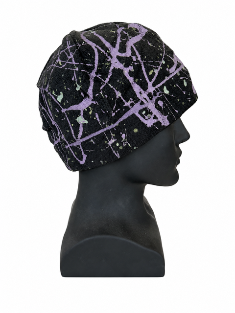Splattered Beanie 0550 / Free Shipping