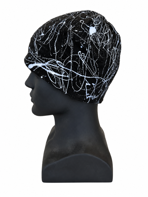 Splattered Beanie 0553 / Free Shipping