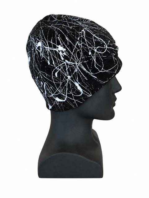 Splattered Beanie 0553 / Free Shipping