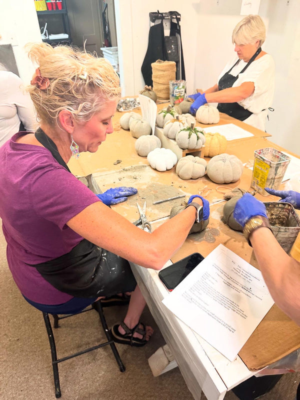 CONCRETE PUMPKIN In-Studio CLASS for Adults / August 22