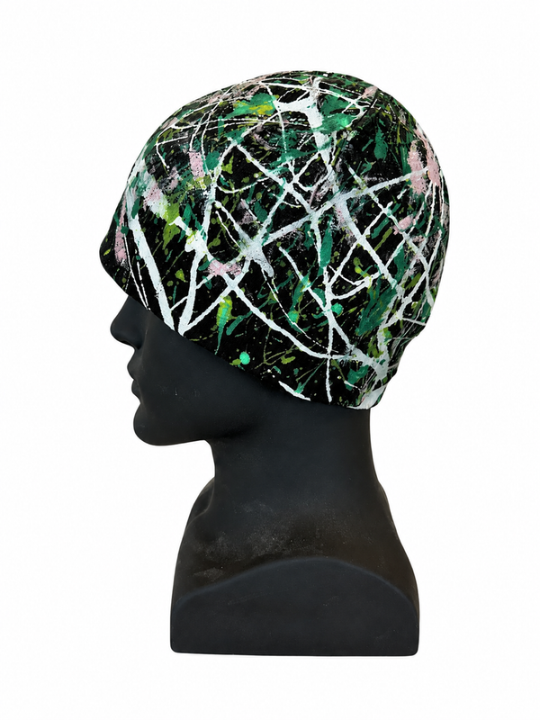 Splattered Beanie 0556 / Free Shipping