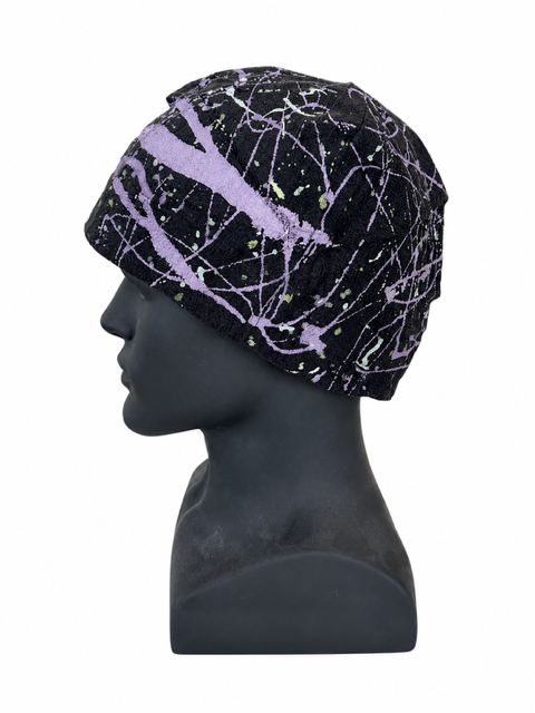 Splattered Beanie 0550 / Free Shipping