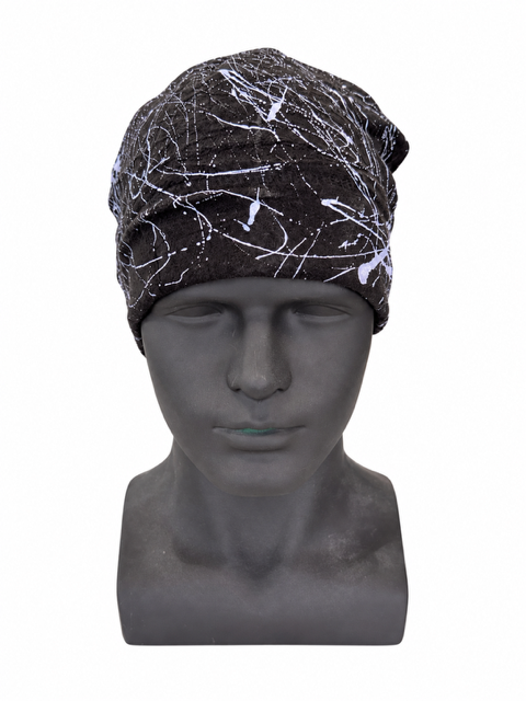 Splattered Beanie 0553 / Free Shipping