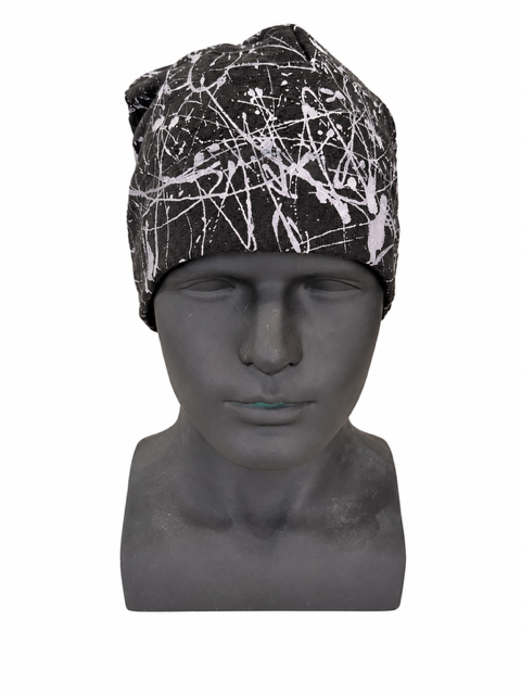 Splattered Beanie 0554 / Free Shipping