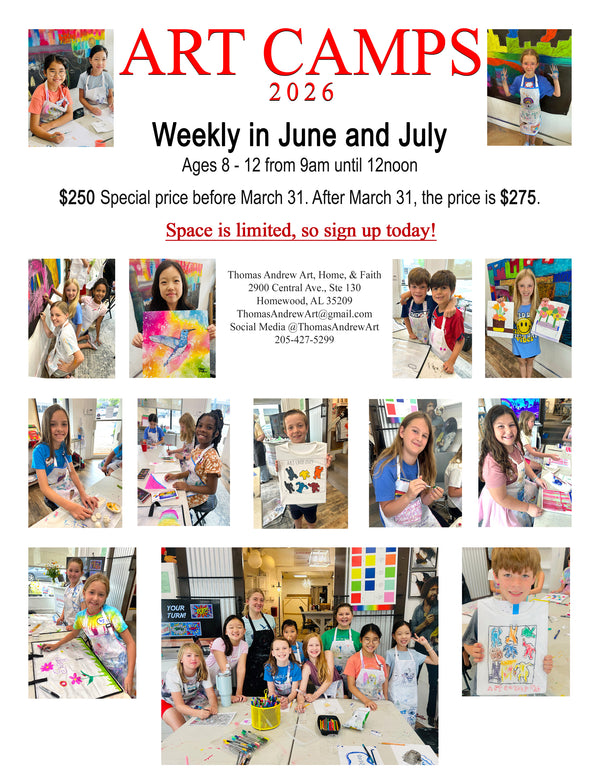 June Art Camps