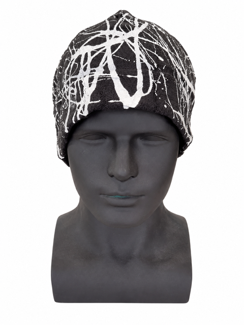 Splattered Beanie 0552 / Free Shipping