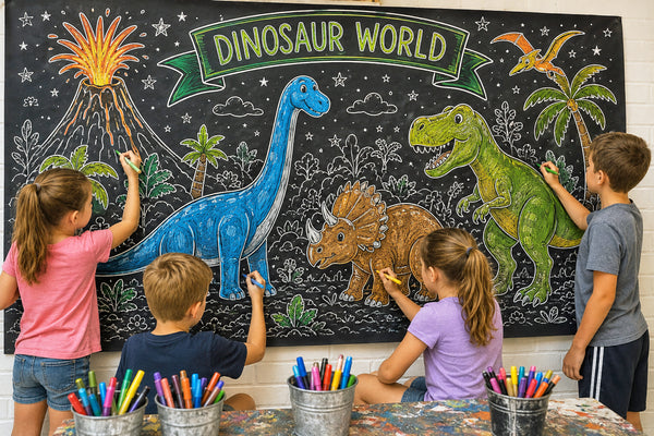 Coloring Murals for Kids / 12 Different Themes