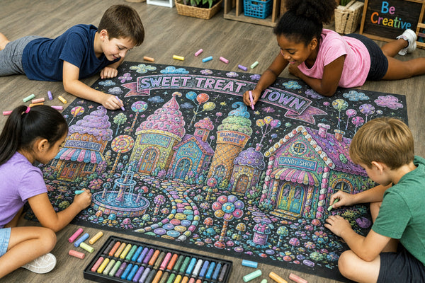 Coloring Murals for Kids / 12 Different Themes