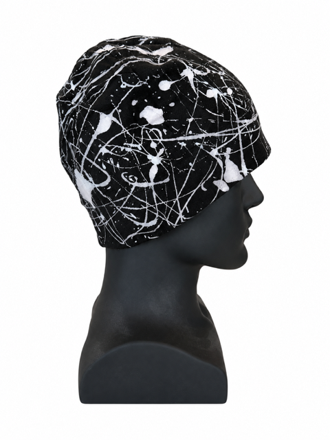 Splattered Beanie 0554 / Free Shipping