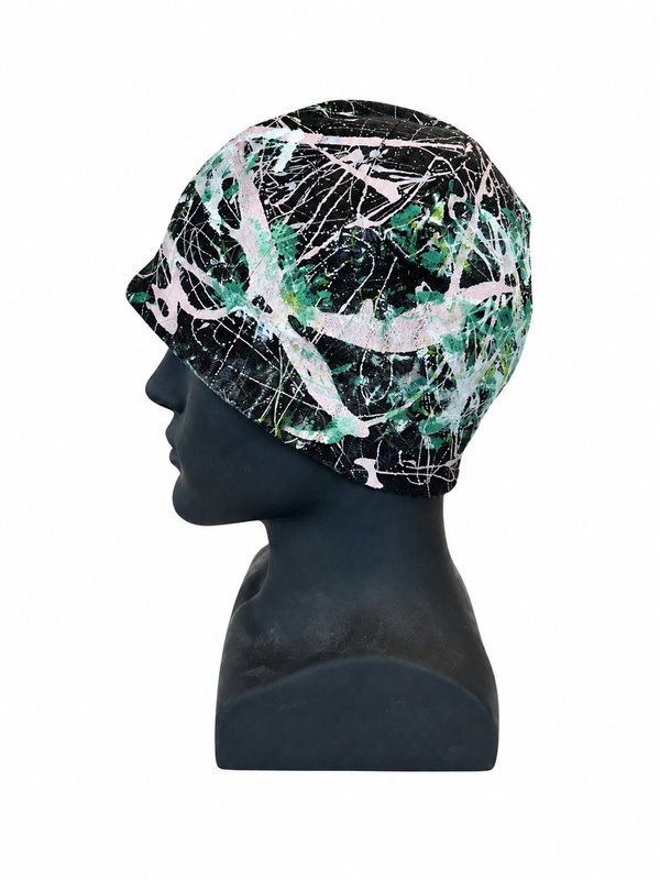 Splattered Beanie 0555 / Free Shipping