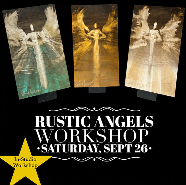 Rustic Angels on Board / In-Studio CLASS for Adults / Sept 26