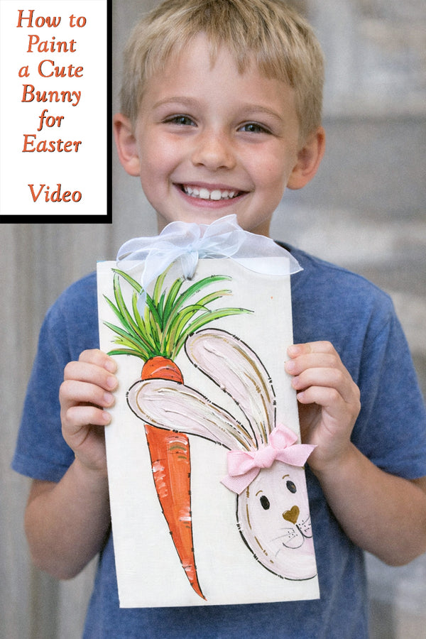 How to Paint a Cute Bunny for Easter / Video