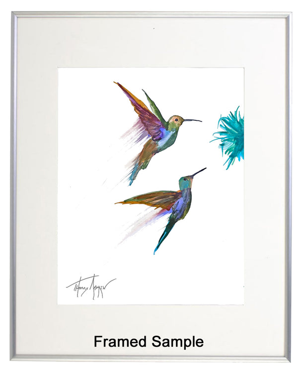 Hummingbirds on Paper / March 2 Workshop