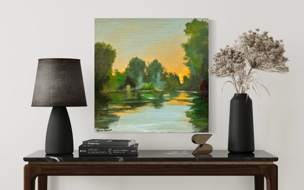 Sunset at the Pond