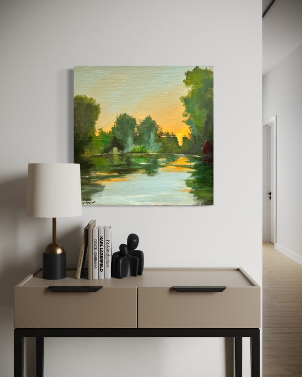 Sunset at the Pond