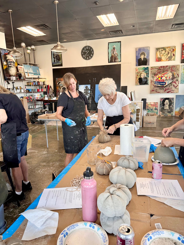 CONCRETE PUMPKIN In-Studio CLASS for Adults / October 10