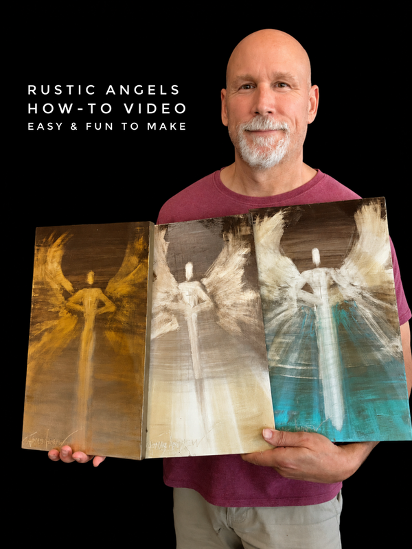 How to Paint a Rustic Angel / Video