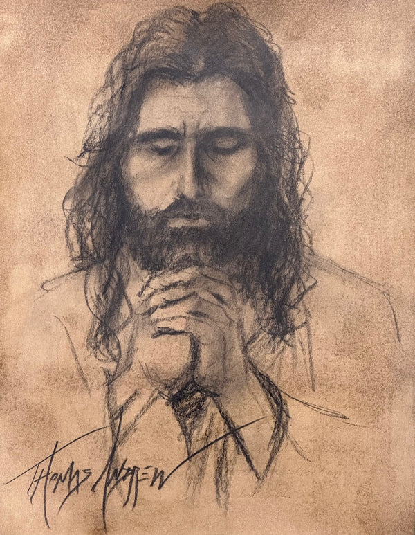 Jesus Old World Drawing #22 / Free Shipping