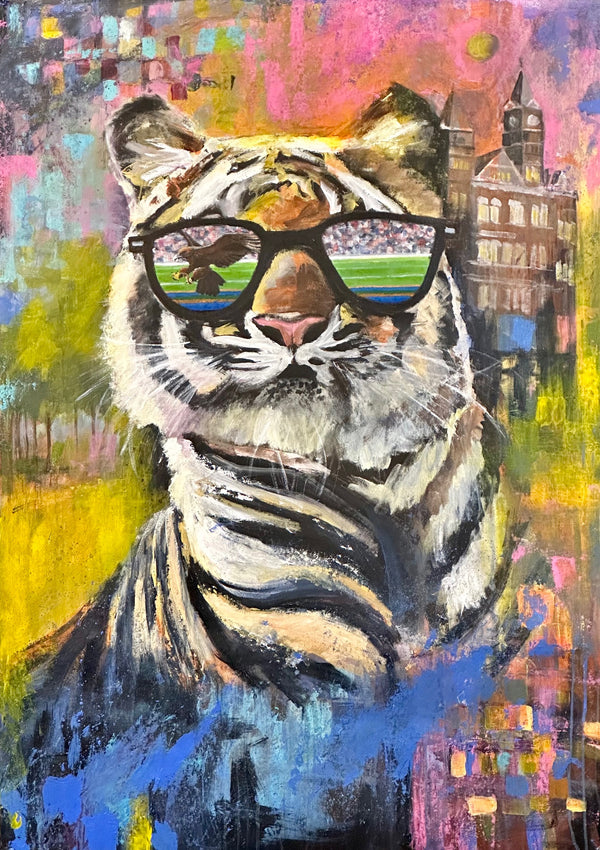 Reflections Series / Tiger on the Plains