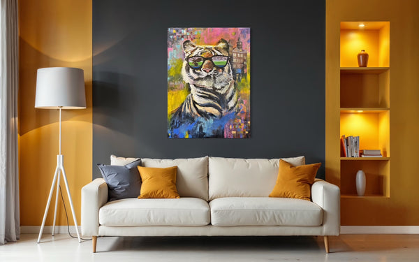 Reflections Series / Tiger on the Plains