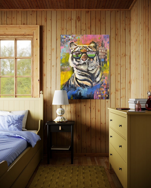 Reflections Series / Tiger on the Plains